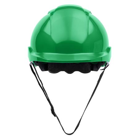 Preview: Nitras Head Protect 9500 Schutzhelm mit Größenregulierung und Kinnriemen, grün